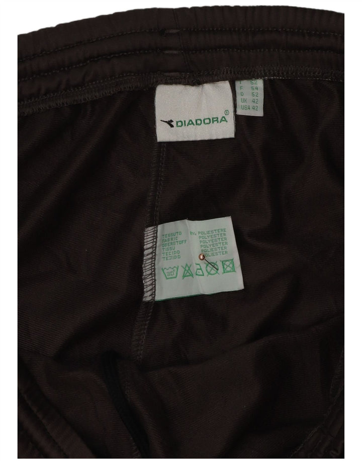 DIADORA Mens Cargo Tracksuit Trousers 2XL Brown Colourblock Polyester