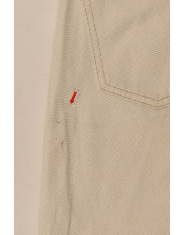 Zara Womens Straight Jeans EU 40 Medium W30 L27 White Cotton