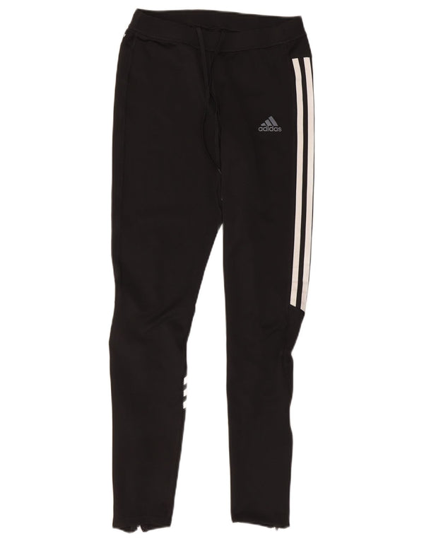 Adidas Womens Aeroready Leggings UK 12 Medium Black Polyester
