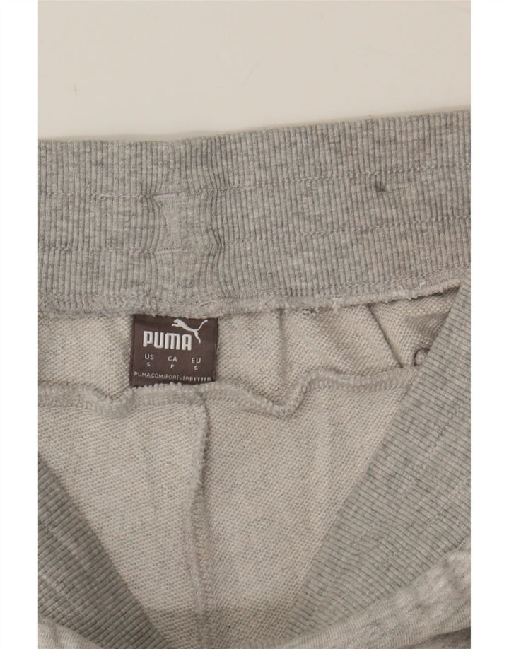 PUMA Womens Sport Shorts Small W28 Grey Cotton Vintage Puma and Second-Hand Puma from Messina Hembry 