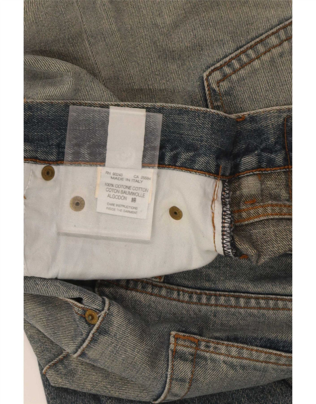 Diesel Mens Straight Jeans W33 L35 Blue Cotton