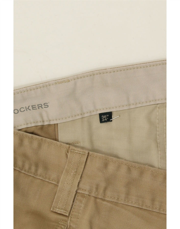 DOCKERS Mens Pegged Chino Trousers W36 L31 Beige Vintage Dockers and Second-Hand Dockers from Messina Hembry 