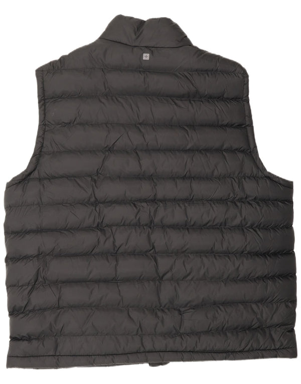 Mountain Warehouse Mens Padded Gilet UK 46 3XL Black Nylon