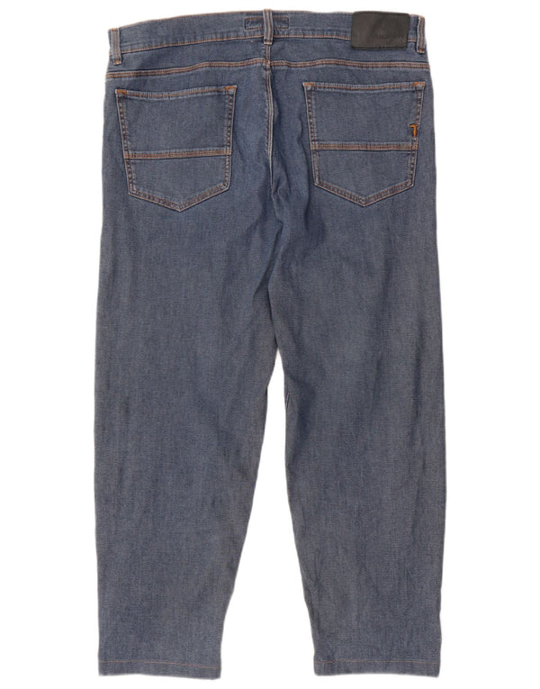 Trussardi Mens Straight Jeans IT 52 XL W38 L28 Blue