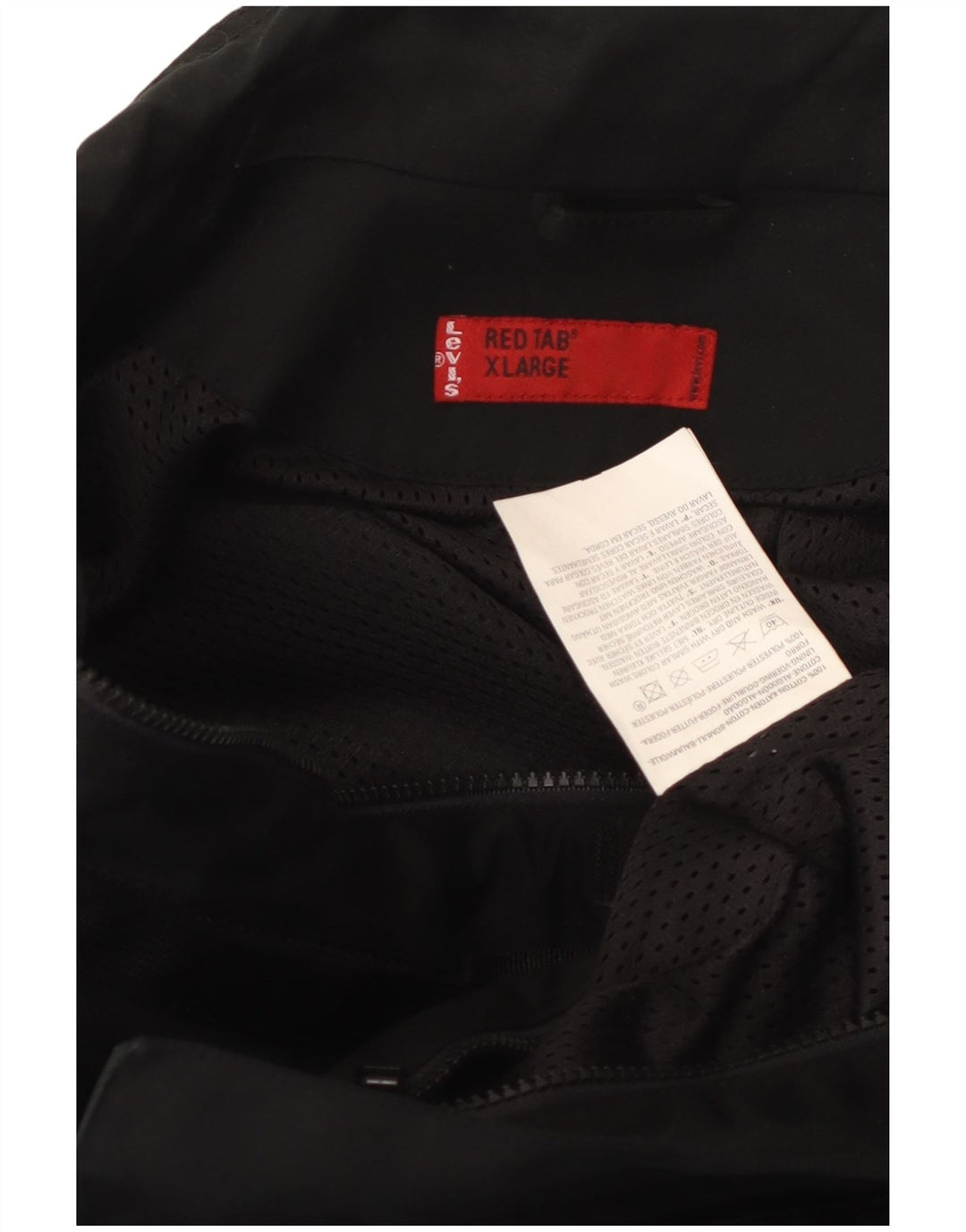 Levi's Mens Bomber Jacket UK 42 XL Black Cotton