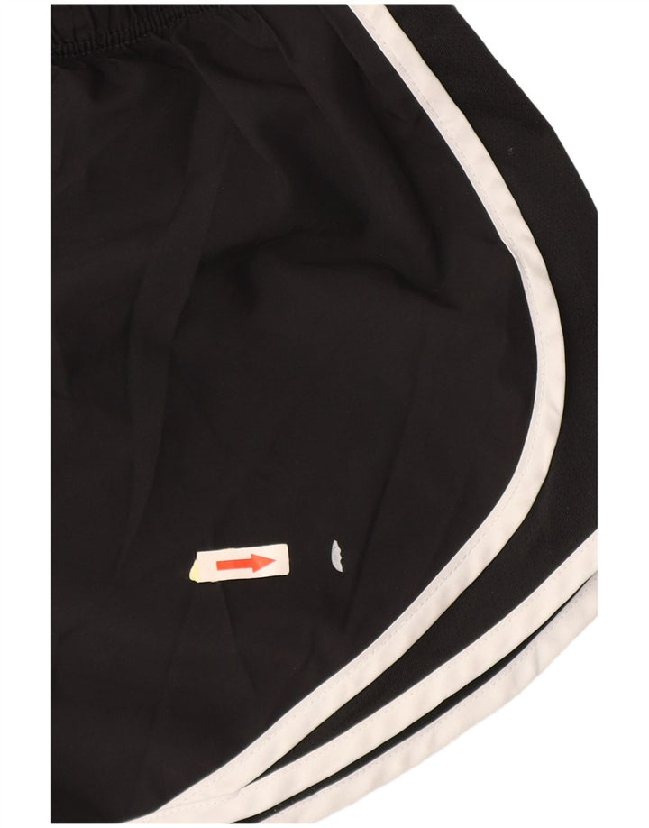 NIKE Womens Sport Shorts UK 8 Small Black Polyester