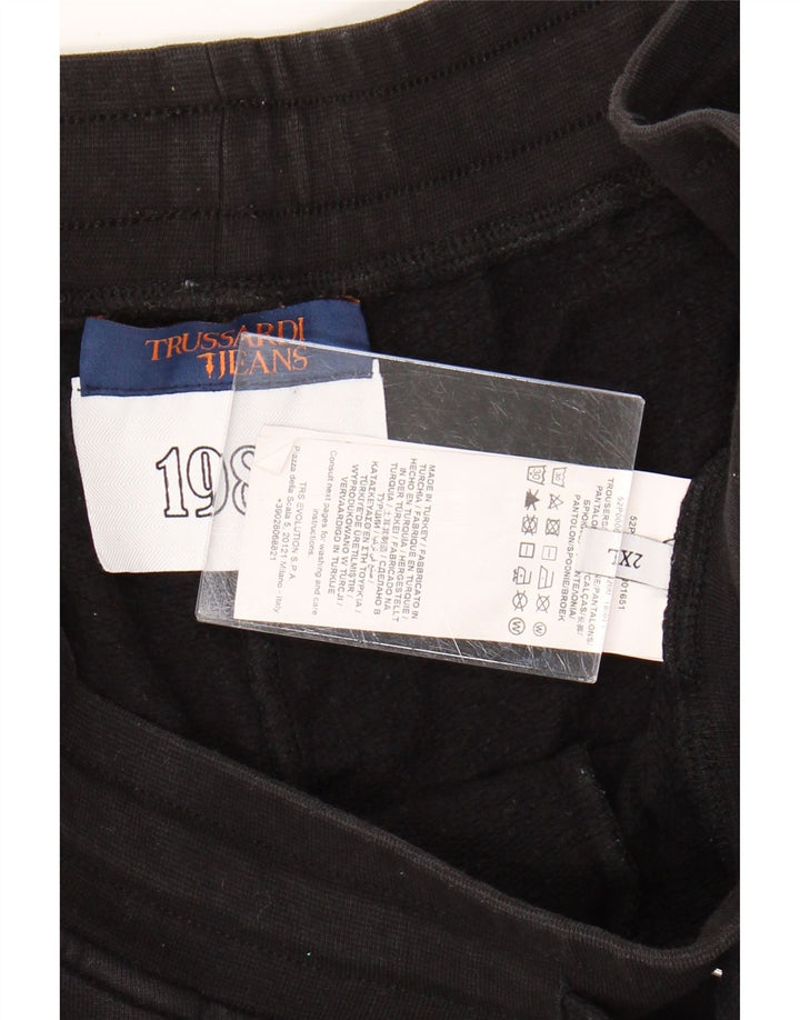 Trussardi Womens UK 20 2XL Black Cotton