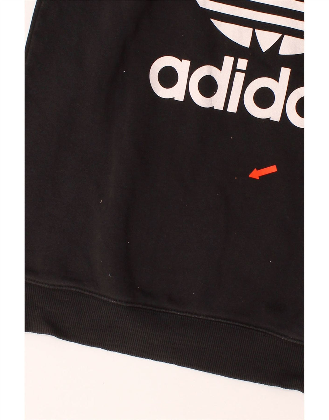ADIDAS Mens Graphic Sweatshirt Jumper Medium Black Cotton Vintage Adidas and Second-Hand Adidas from Messina Hembry 