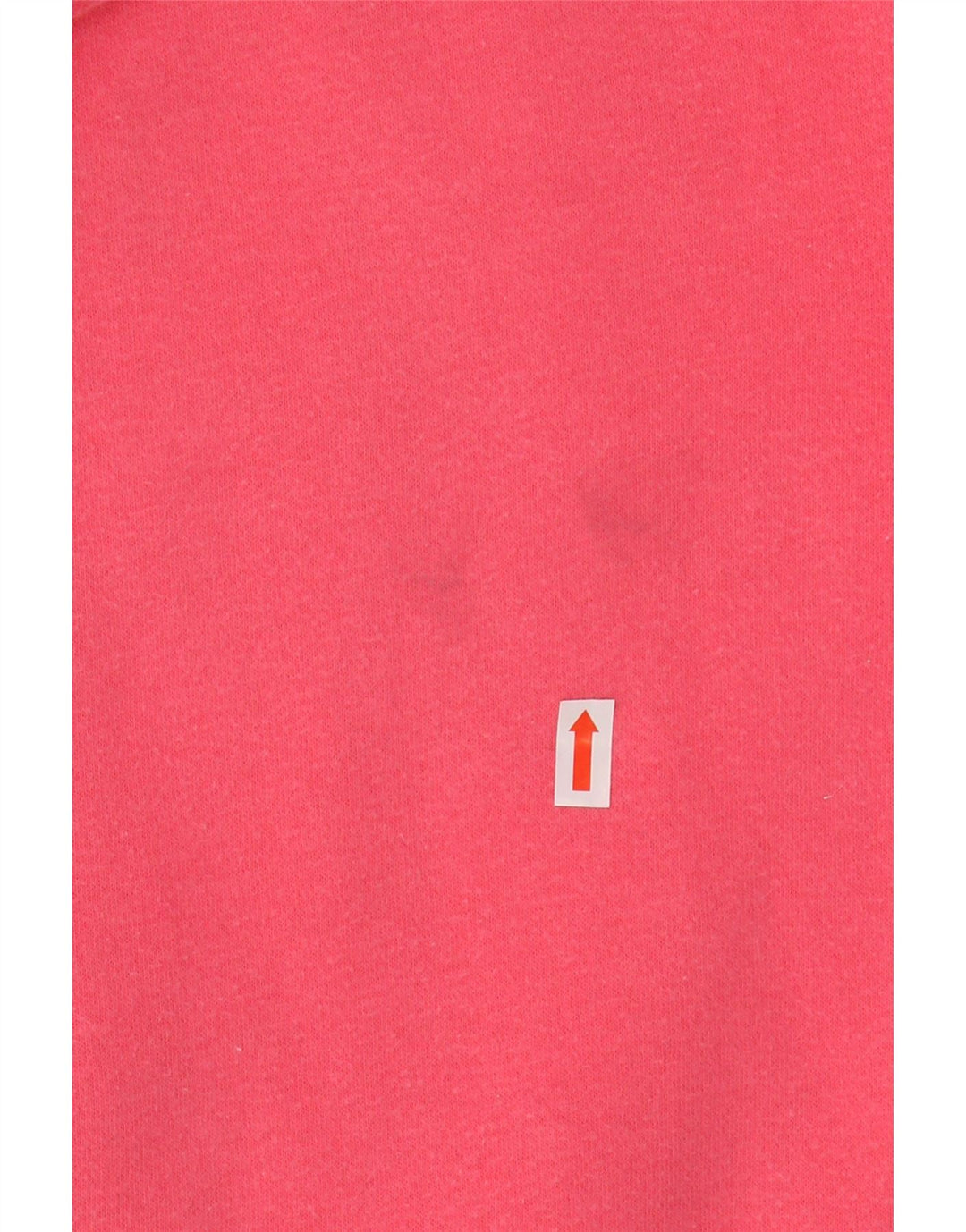 AEROPOSTALE Womens Graphic Zip Hoodie Sweater UK 16 Large Pink Cotton