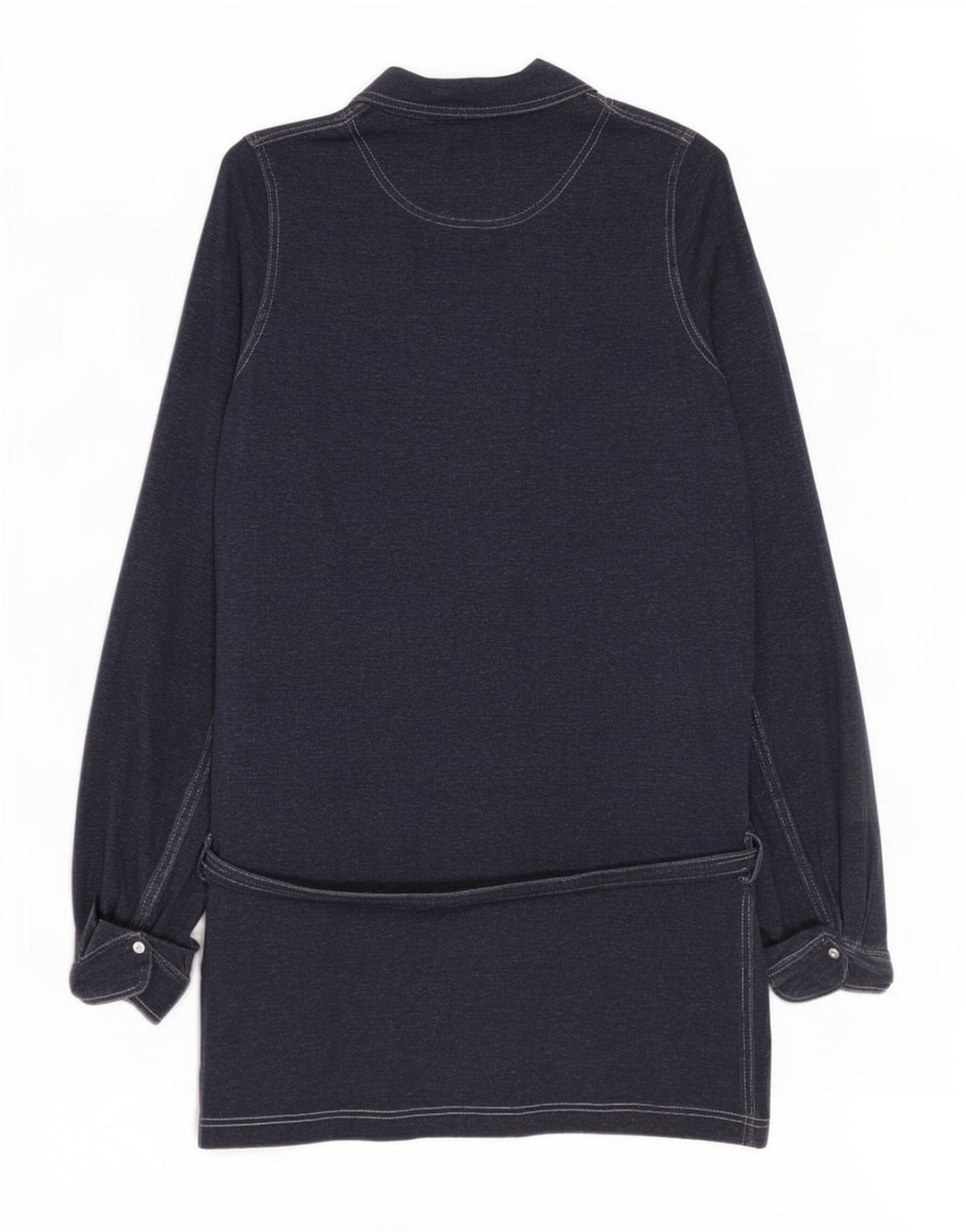 Lacoste Womens Shirt Dress Size 38 Medium Navy Blue Cotton