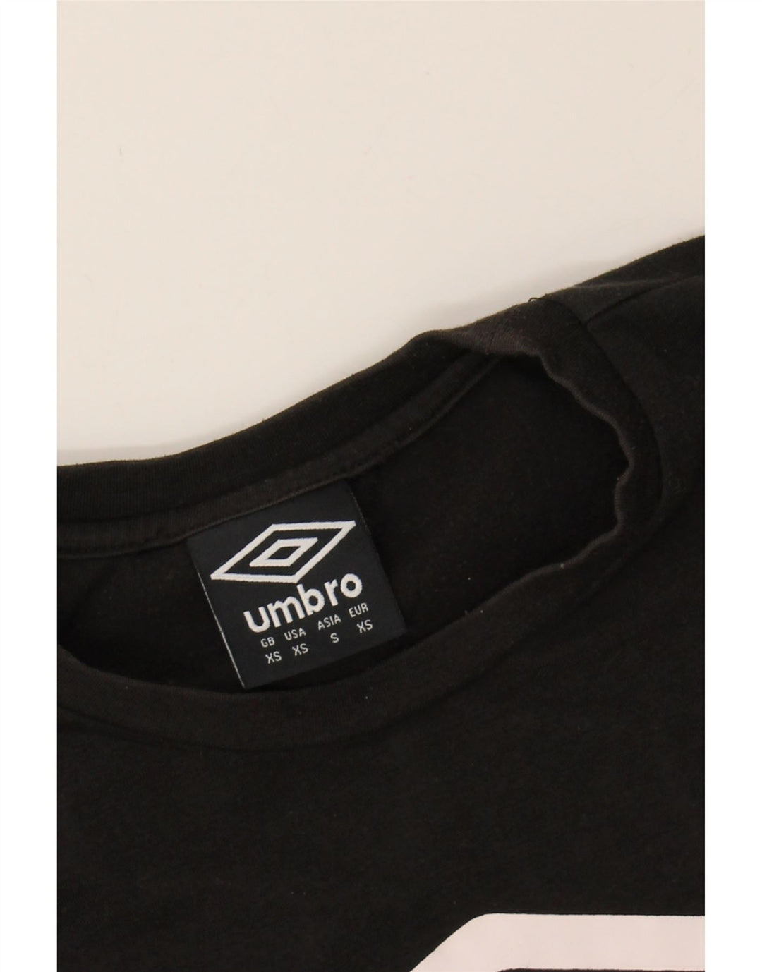 UMBRO Mens Graphic T-Shirt Top XS Black