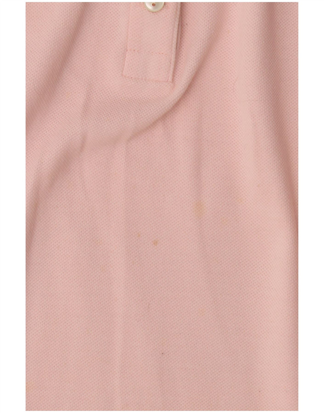LACOSTE Womens Sleeveless Polo Shirt Size 42 Large Pink Cotton