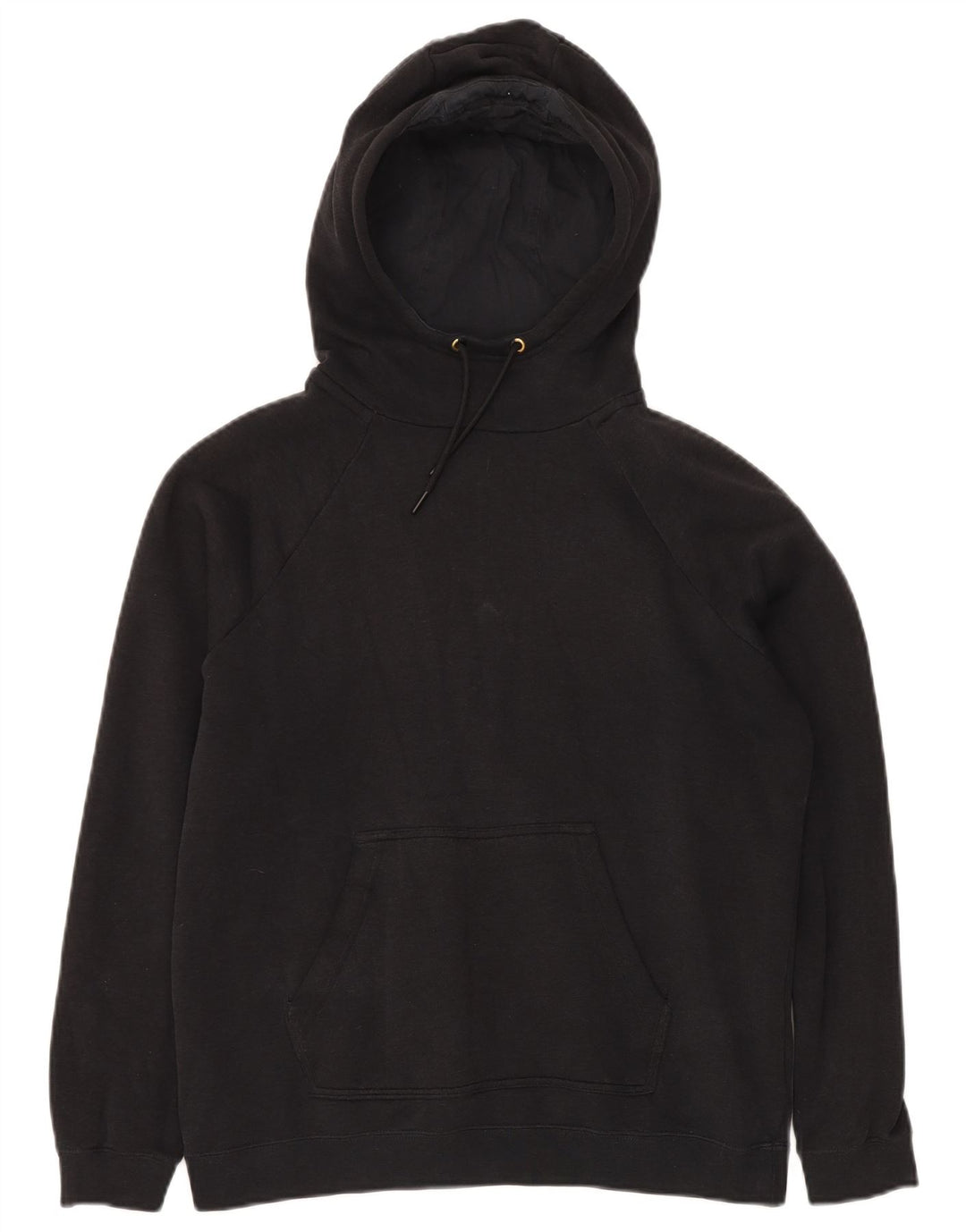 NIKE Mens Hoodie Jumper Medium Black Cotton