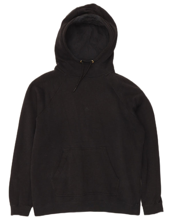 NIKE Mens Hoodie Jumper Medium Black Cotton