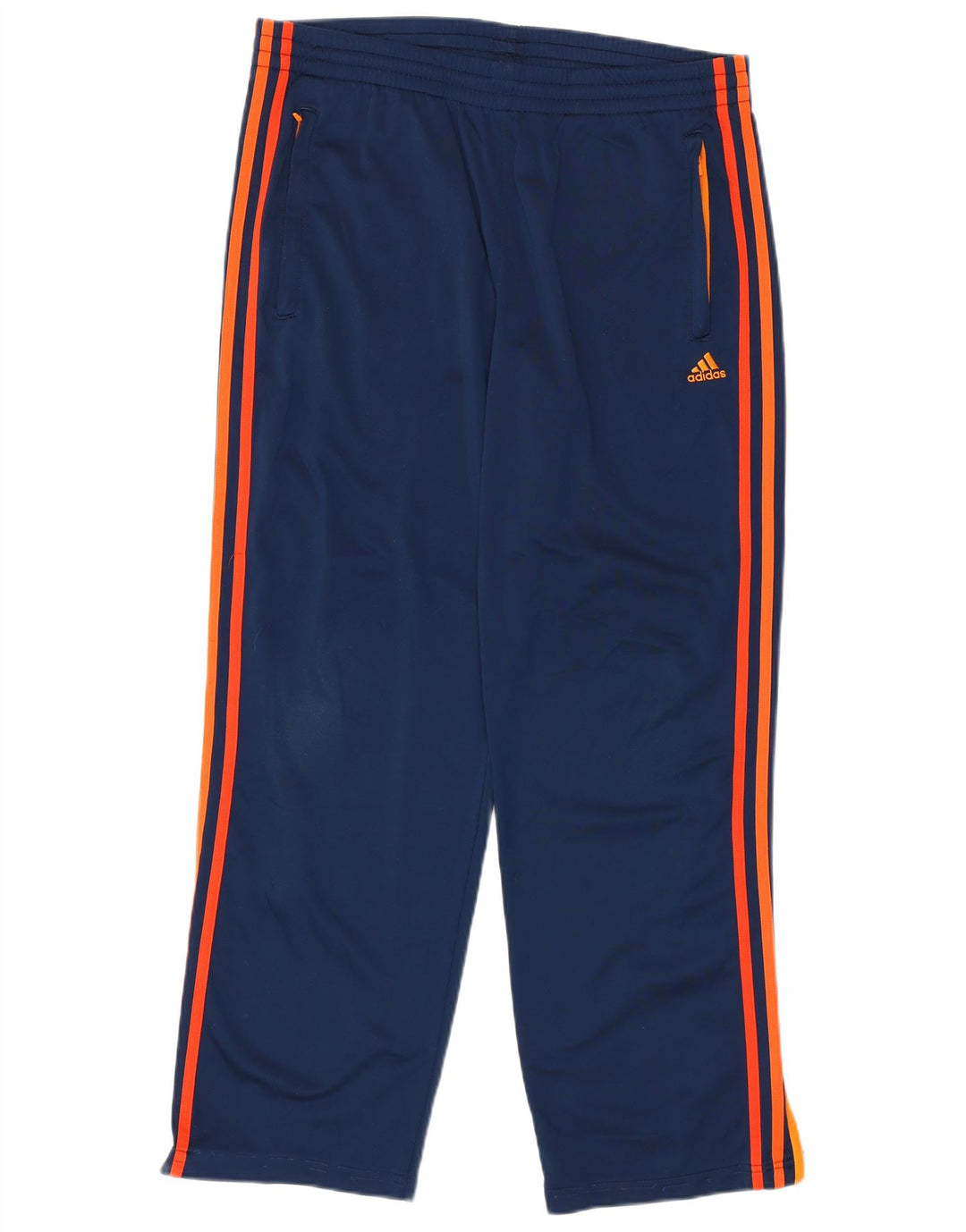 Adidas Mens Tracksuit Trousers UK 42/44 Large Navy Blue Polyester