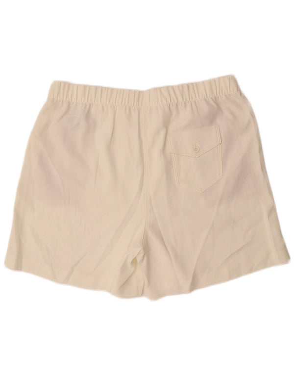 Marks & Spencer Womens Chino Shorts UK 18 XL W38  Off White Polyester