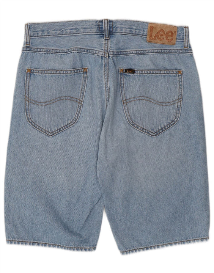 LEE Mens Denim Shorts W30 Medium Blue Cotton