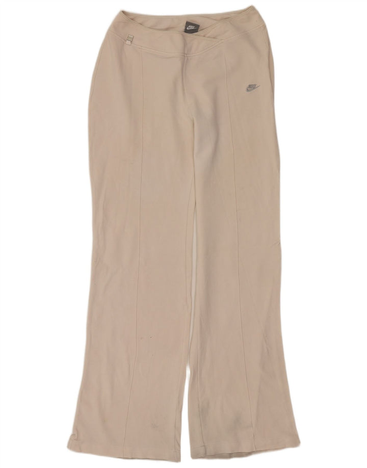 Nike Womens Tracksuit Trousers UK 10/12 Medium Beige