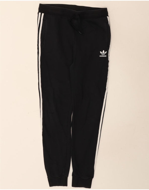 Adidas Girls Tracksuit Trousers Joggers 15-16 Years Black Cotton