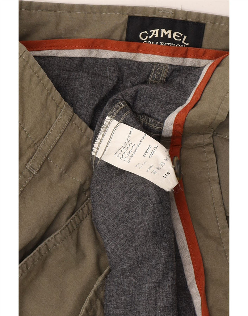 CAMEL Mens Slim Cargo Trousers W42 L36 Green Cotton Vintage Camel and Second-Hand Camel from Messina Hembry 