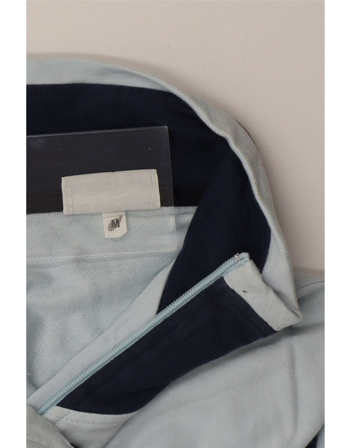 ASICS Mens Tracksuit Top Jacket Medium Blue Colourblock