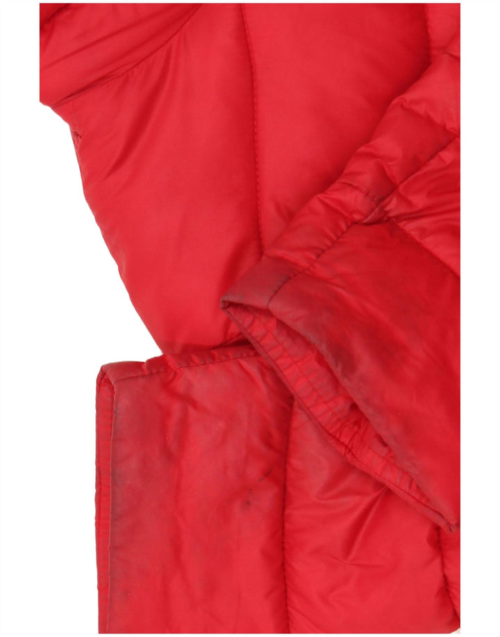 Barbour Mens Padded Jacket UK 8 Small Red Polyamide