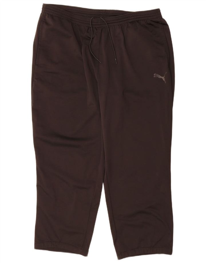 Puma Mens Crop Tracksuit Trousers 2XL  Black