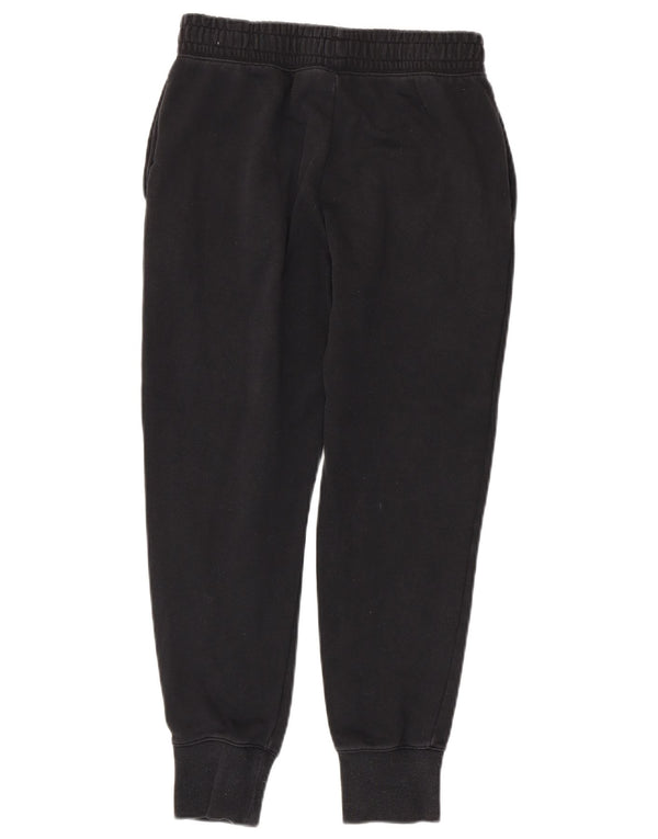 NIKE Girls Tracksuit Trousers Joggers 12-13 Years Large Black Cotton
