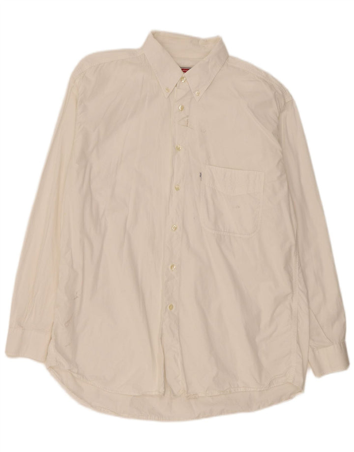 Levi's Mens Shirt XL White Cotton