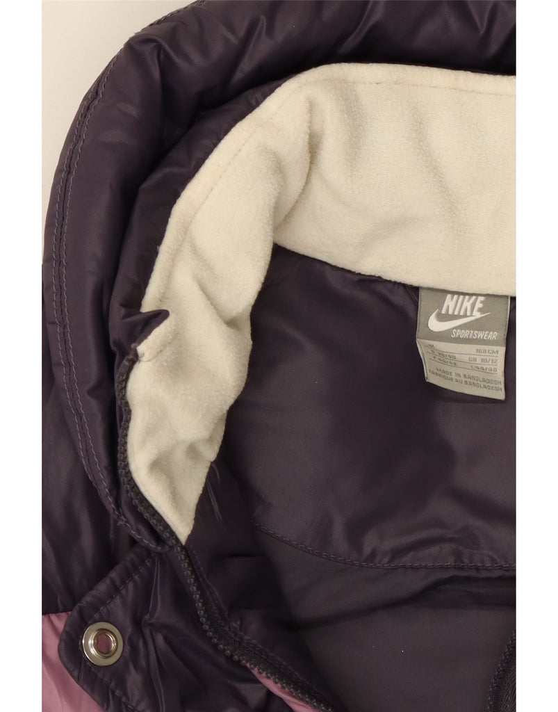 NIKE Womens Padded Gilet UK 10/12 Medium Multicoloured Colourblock Nylon Vintage Nike and Second-Hand Nike from Messina Hembry 