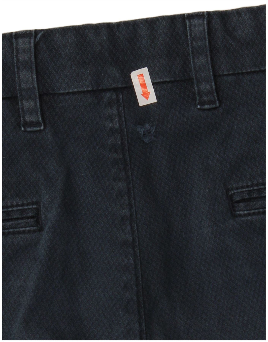 TOMMY HILFIGER Mens Slim Fit Chino Trousers W36 L32 Navy Blue Cotton