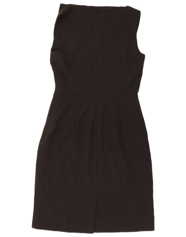 J. Crew Womens 365 Sleeveless Sheath Dress US 2 XS Black Wool