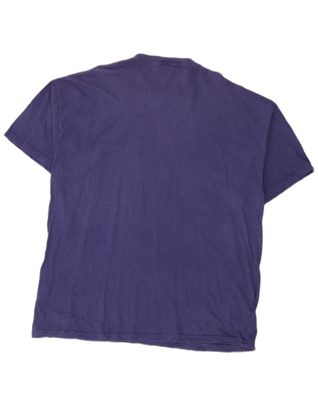 EDDIE BAUER Mens T-Shirt Top Large Purple Cotton
