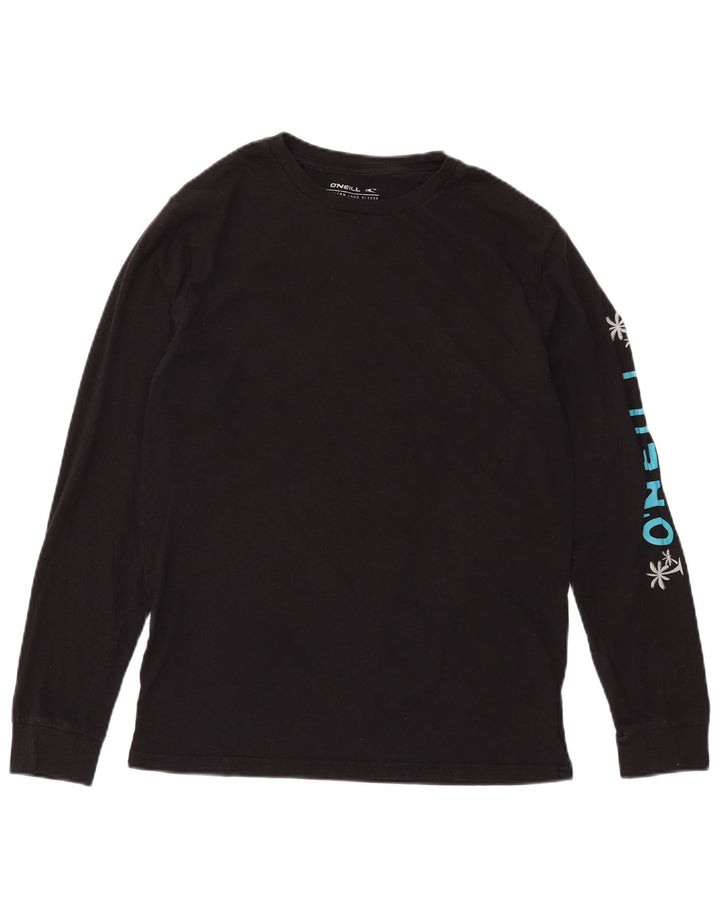 O'Neill Mens Graphic Top Long Sleeve Medium Black Cotton