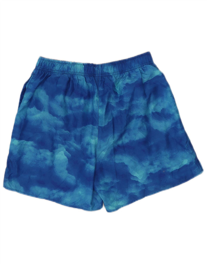 Nike Mens Swimming Shorts Medium Blue Tie Dye Polyester
