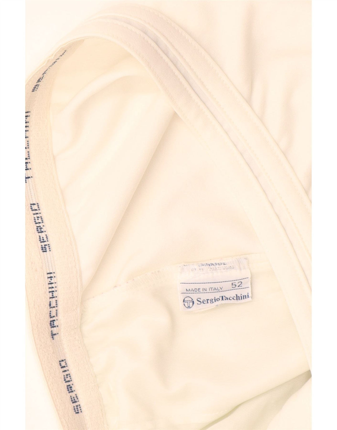 Sergio Tacchini Mens Tennis Chino Shorts W30 Medium White Polyester