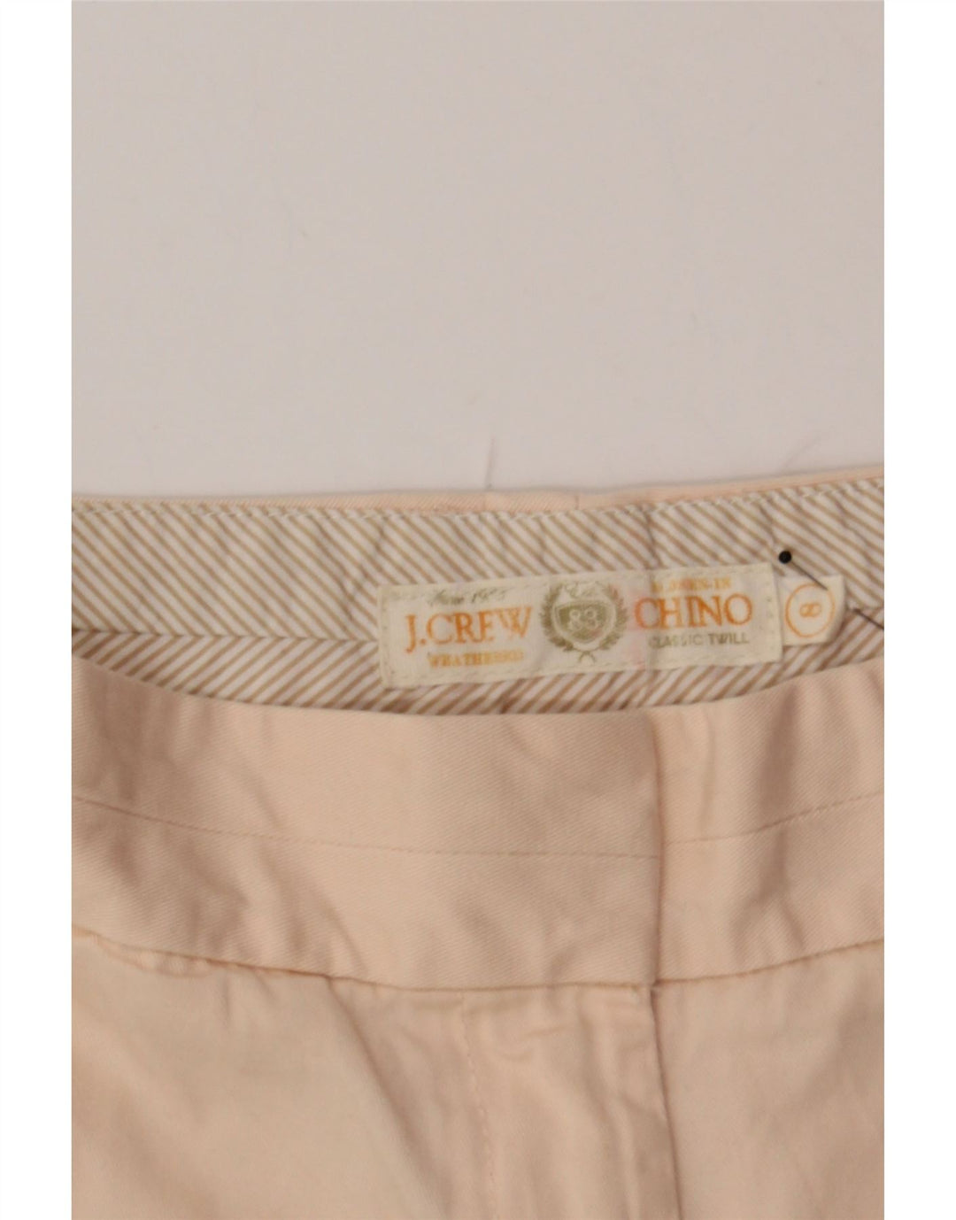 J. CREW Womens Chino Shorts US 8 Medium W32  Pink Cotton Vintage J. Crew and Second-Hand J. Crew from Messina Hembry 