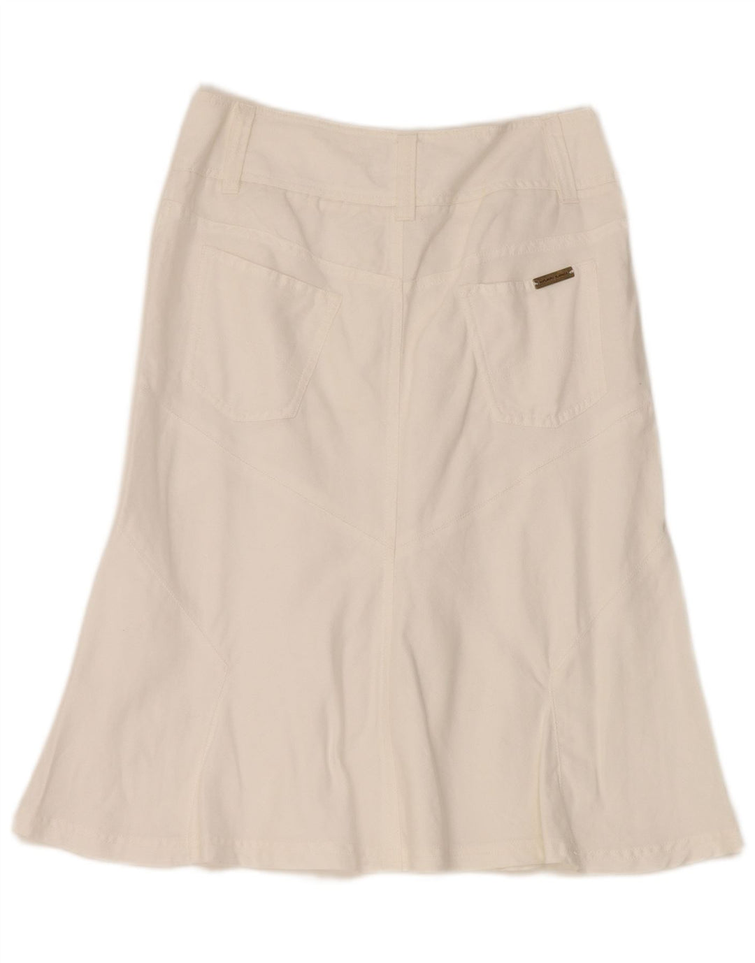 Marlboro Classics Womens A-Line Skirt EU 40 Medium W28 White