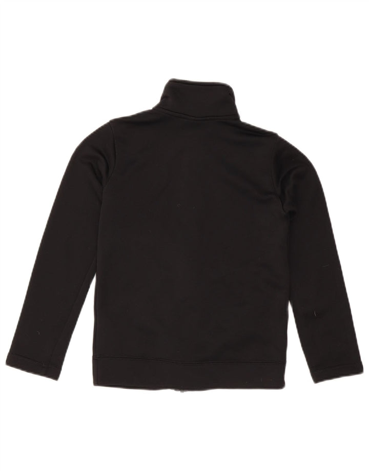 Nike Boys Tracksuit Top Jacket 8-9 Years Small Black Polyester