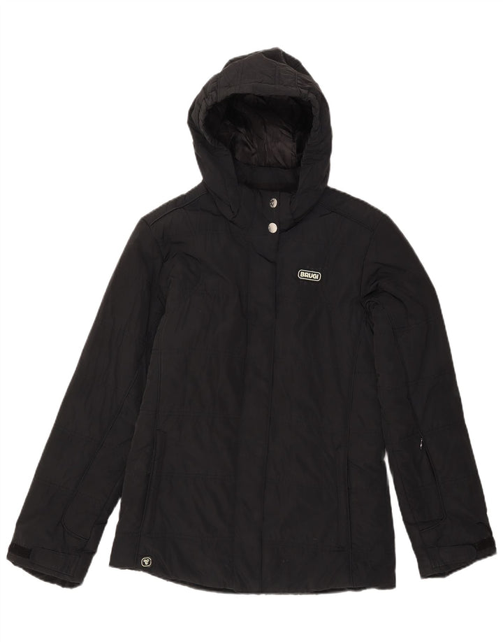 BRUGI Girls Hooded Padded Jacket 12-13 Years Black