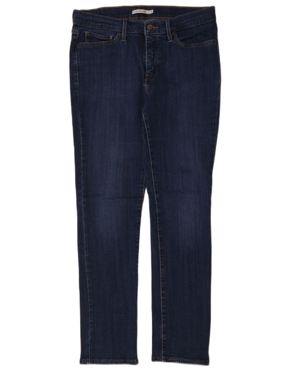 Levi's Womens 312 Shaping Slim Jeans W31 L31 Navy Blue