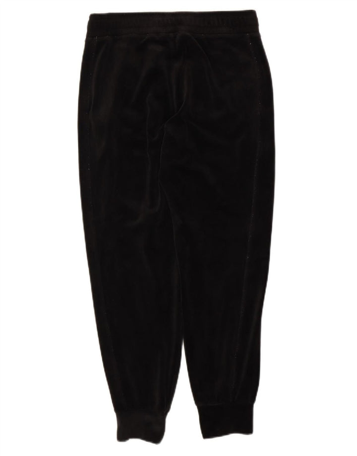DKNY Womens Tracksuit Trousers Joggers UK 6 XS Black Polyester