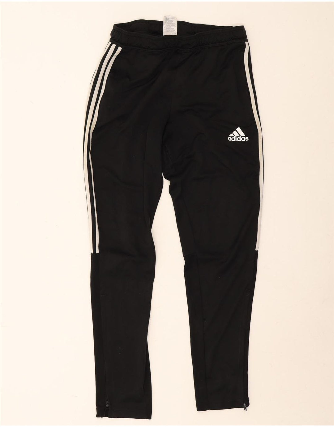Adidas Mens Tracksuit Trousers Medium Black Polyester