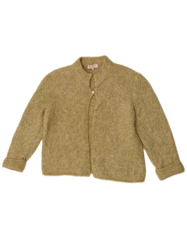 Marella Womens Cardigan Sweater UK 14 Large Green Mohair