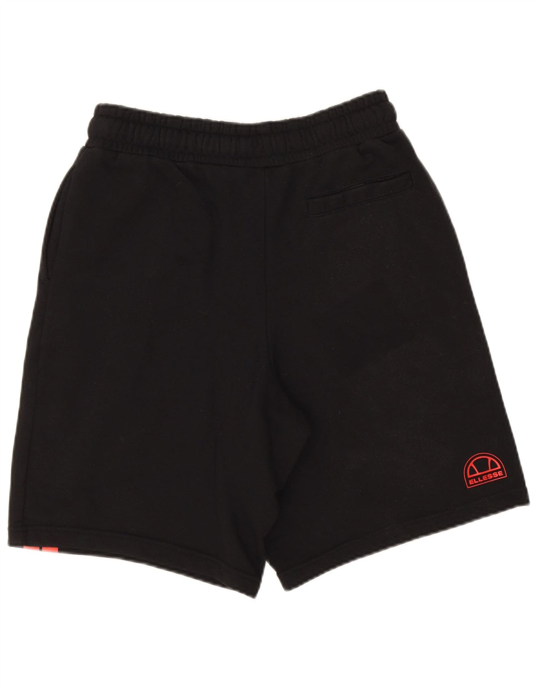 Ellesse Mens Sport Shorts Small  Black Striped Cotton