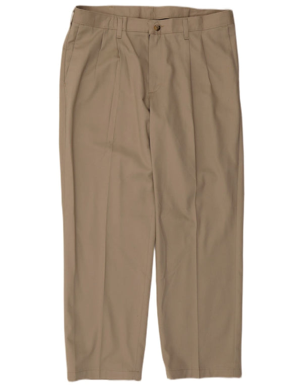 LEE Mens Pegged Chino Trousers W36 L29  Beige Cotton