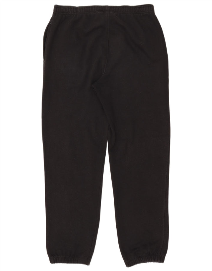 REEBOK Mens Tracksuit Trousers Joggers Medium  Black Cotton