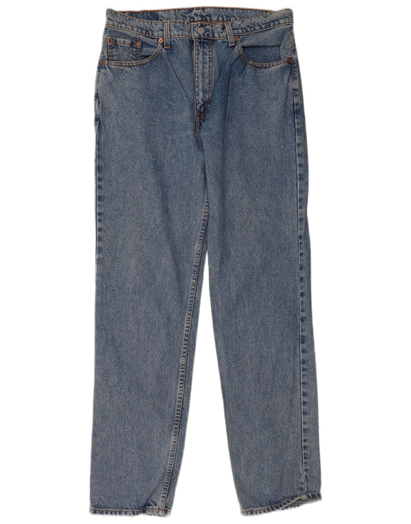 Levi's Mens 504 Straight Jeans W36 L34 Blue Cotton