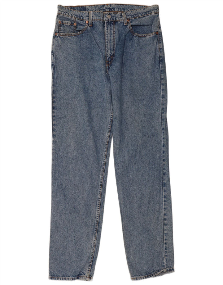 Levi's Mens 504 Straight Jeans W36 L34 Blue Cotton