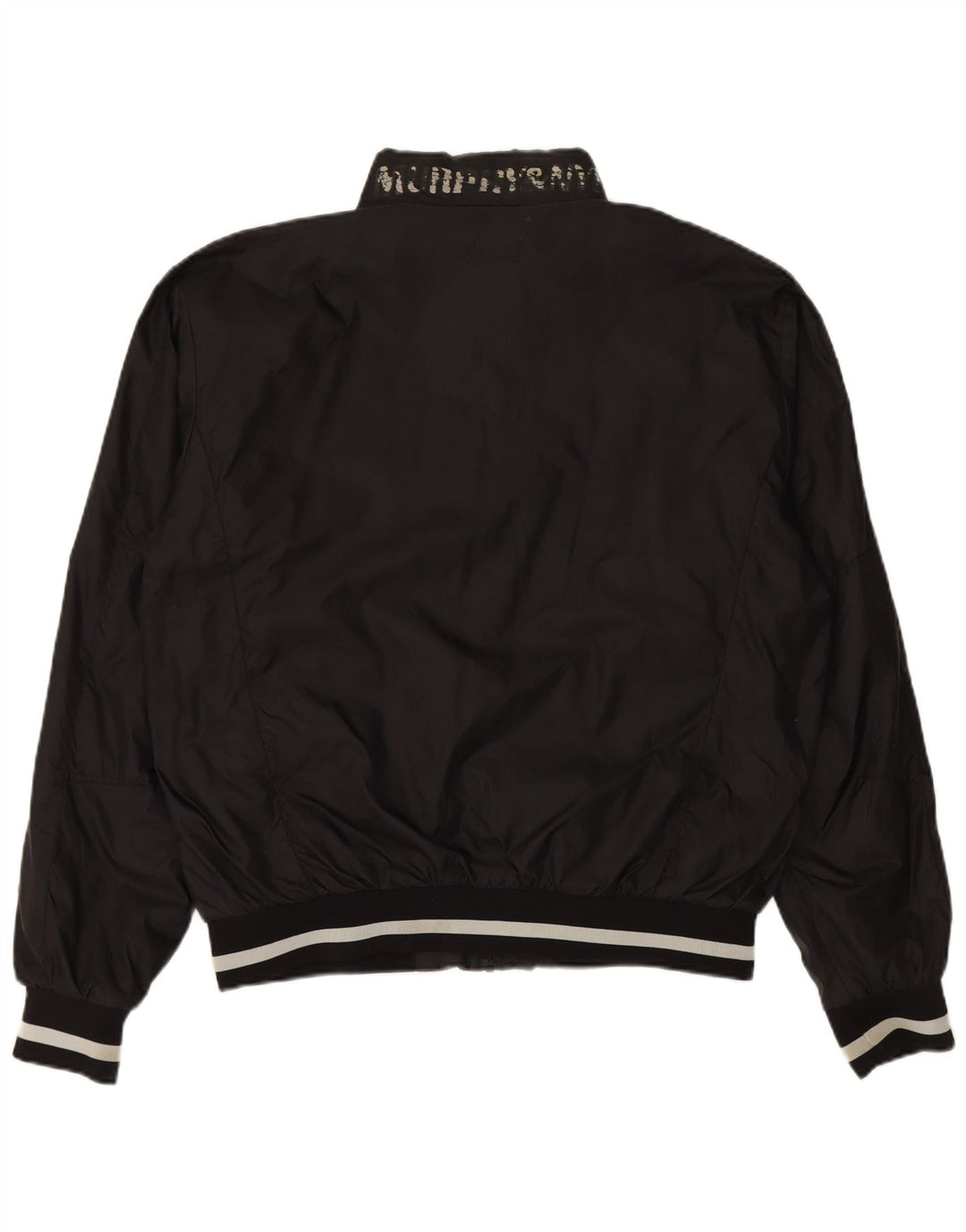 MURPHY & NYE Mens Graphic Bomber Jacket UK 44 2XL Black
